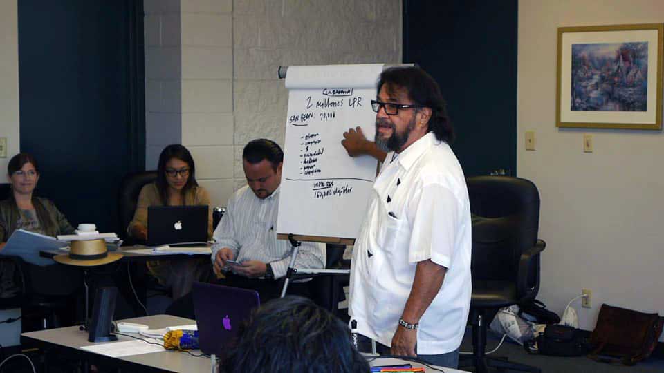 Roberto De La Cruz speaking.