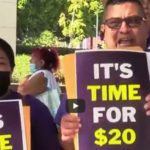 IHSS workers day of action at LA County Board of Supervisors