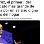 Arnulfo de la Cruz, el primer líder latino del sindicato más grande de California, lucha por un salario digno para cuidadoras del hogar