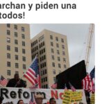 Las marchas iniciaron desde a las 11 a.m., en el centro de LA.
