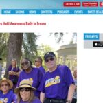 SEIU 2015 workers rally in downtown Fresno in front of the Board of Supervisors Office.
