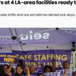 Nursing home workers at 4 LA-area facilities ready to strike over staffing levels