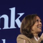 Kamala Harris and President Biden at the 2024 DNC.