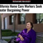 Maria Saavedra, 70, works as a caregiver for her husband through California’s In-Home Supportive Services program.