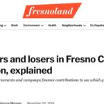 Fresnoland article screenshot, winners and losers of the Fresno Elections 2024