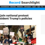 Redding to join national protest against President Trump's policies